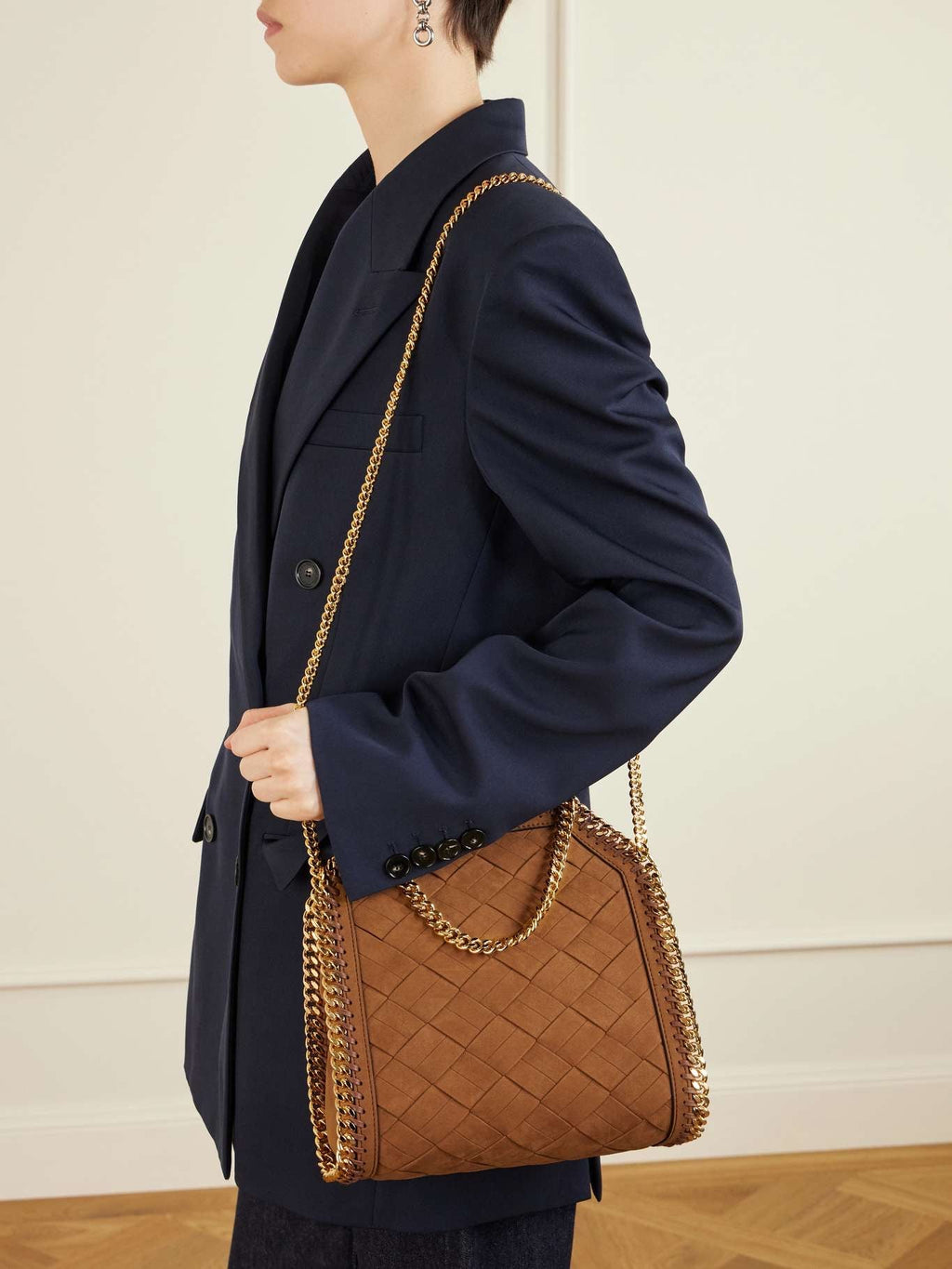 Falabella Woven Shoulder Bag