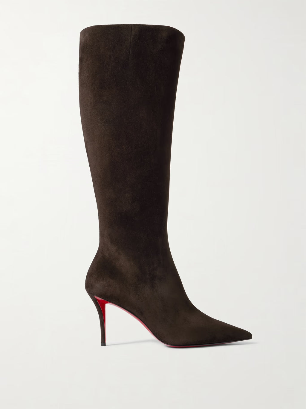 Christian Louboutin Miss Z 100 Suede Knee Boots