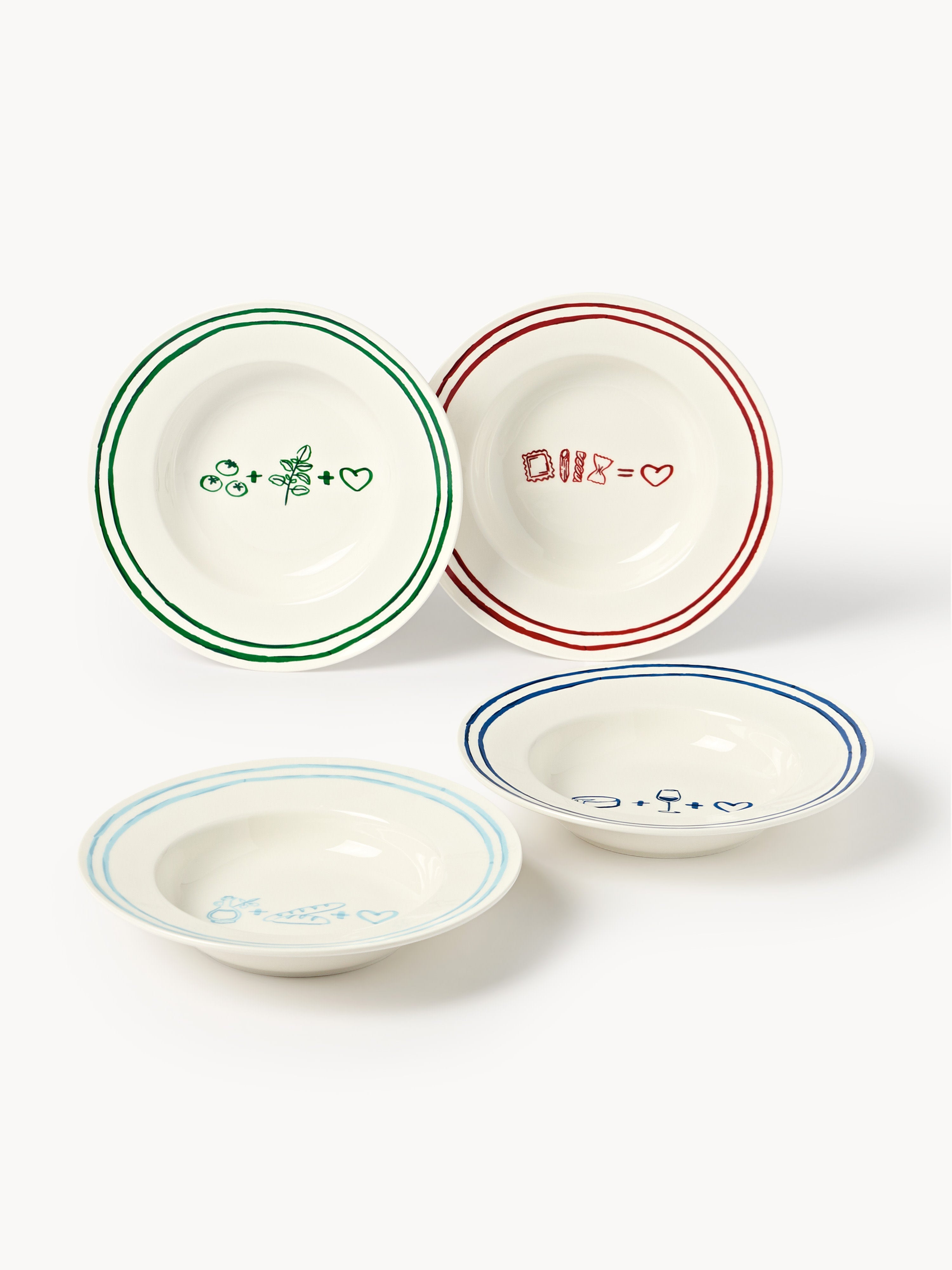 Westwing Collection Tutti Porcelain Tableware Set