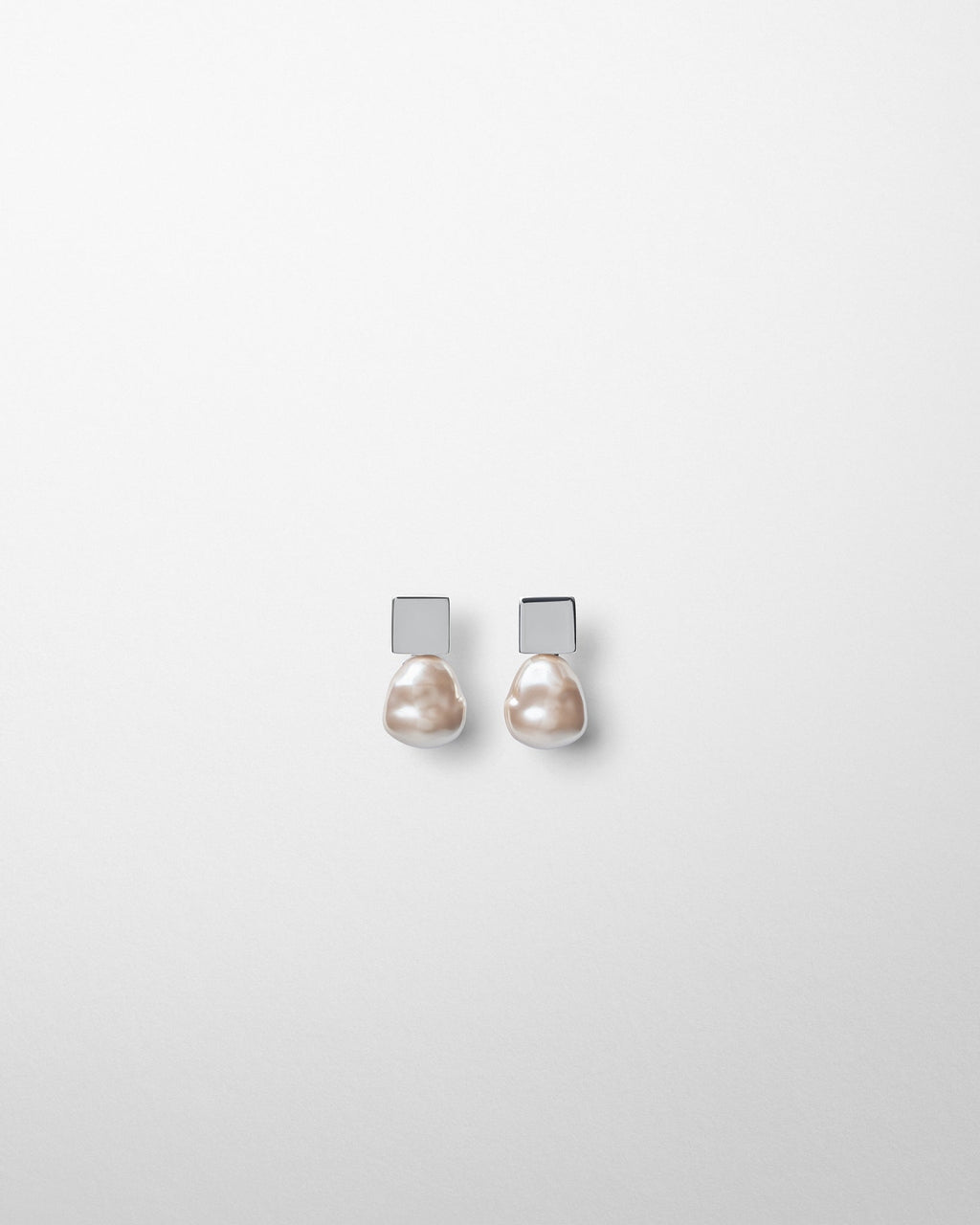 PEARL DROP EARRINGS | blush resin