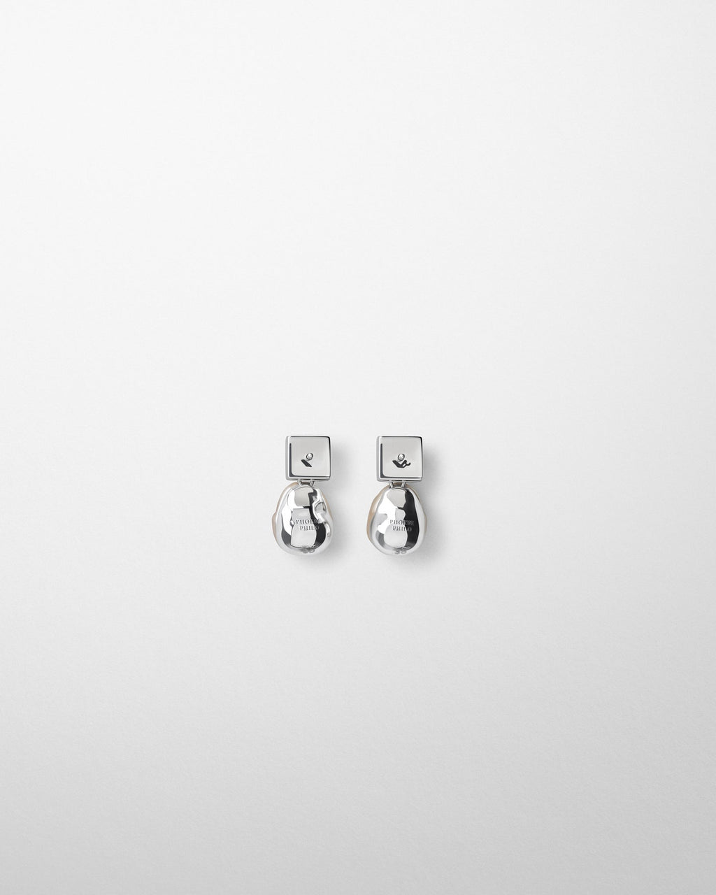 PEARL DROP EARRINGS | blush resin