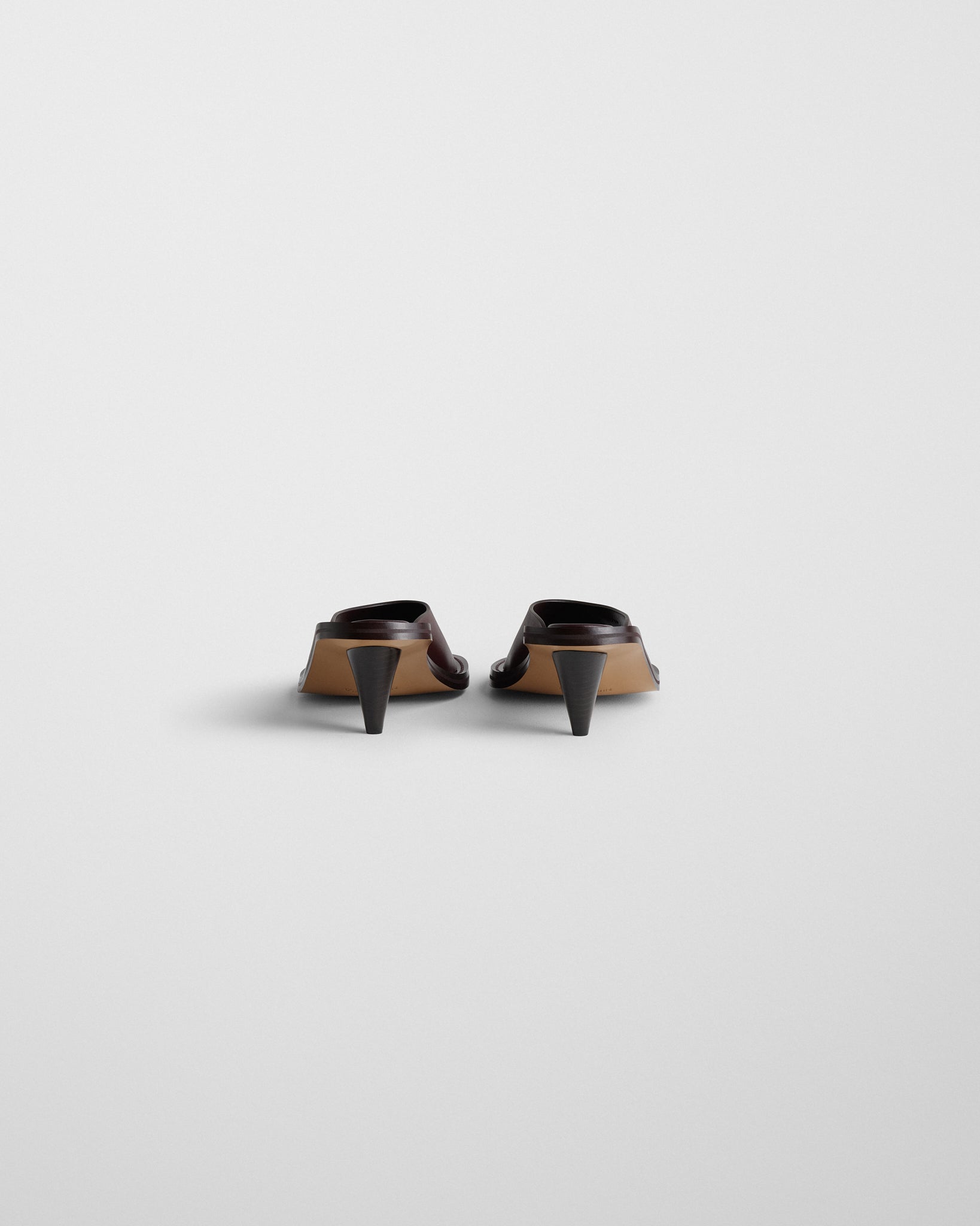STRAP MULE | oxblood leather