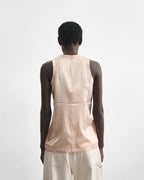 LIQUID VEST | blush silk
