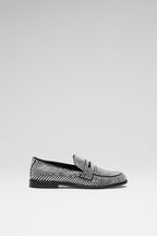 Amina Muaddi Tilda Crystal Loafer