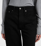 Acne Studios High-Rise Wide-Leg Jeans Black