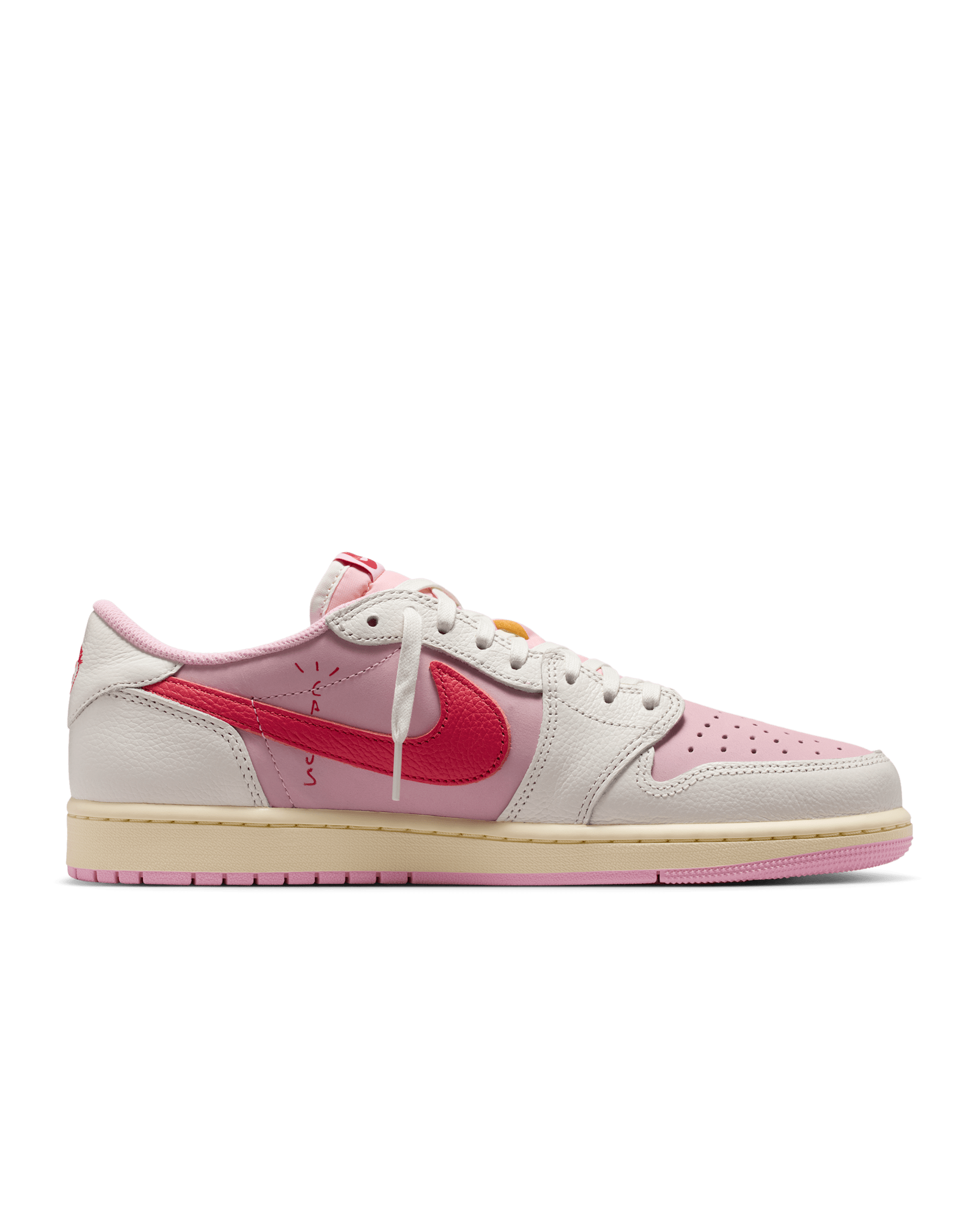 Air Jordan 1 Low x Travis Scott 'Shy Pink & Tropical Pink'