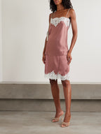 Stella McCartney Lace-Trimmed Satin Camisole