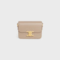 Céline Teen Triomphe Bag in Shiny Calfskin – Safari