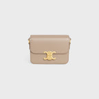 Céline Teen Triomphe Bag in Shiny Calfskin – Safari