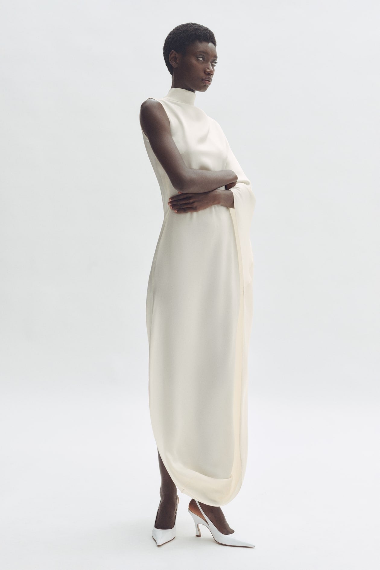 Stella McCartney x H&M Satin Cape Dress