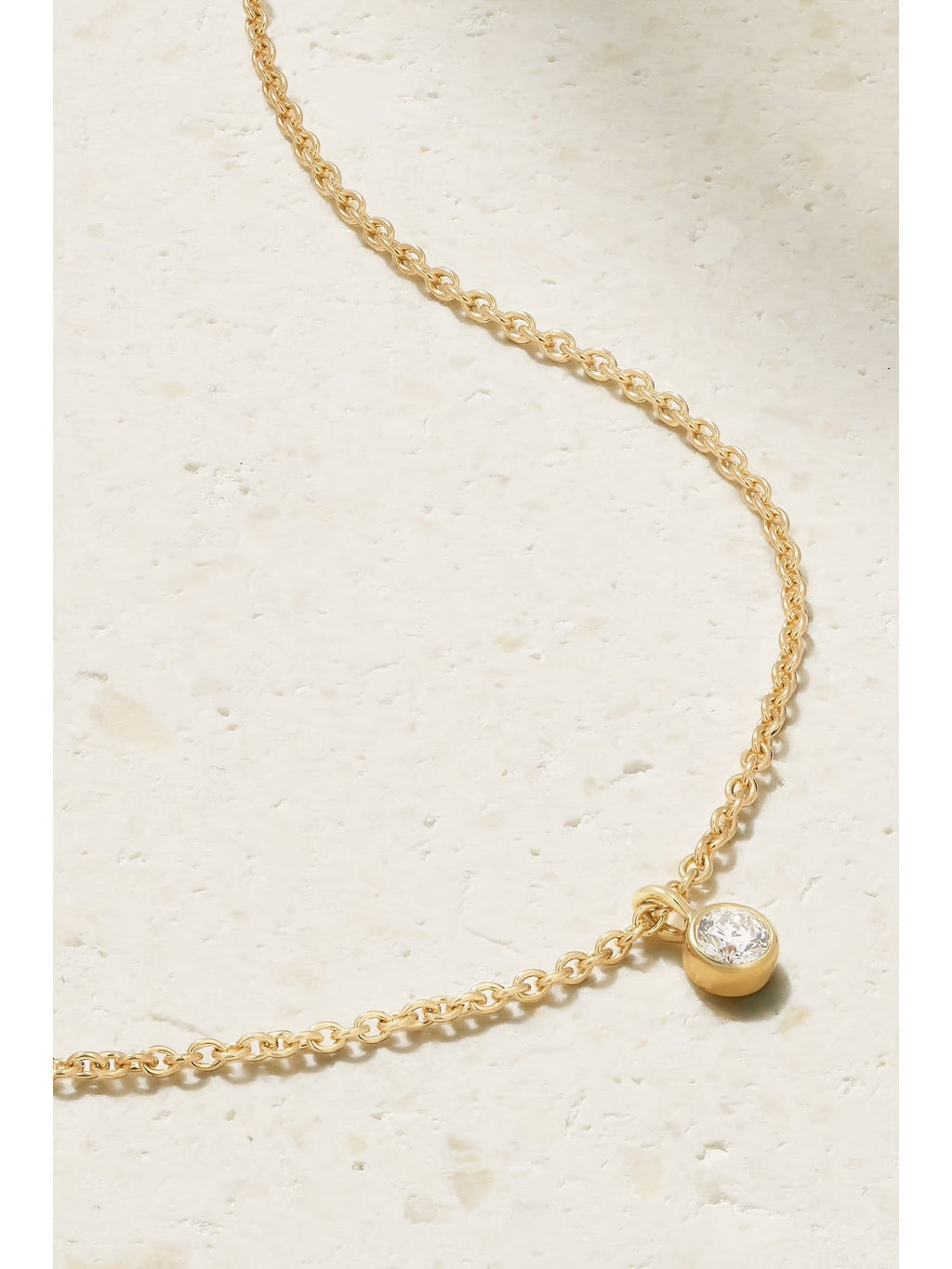 My First De Beers Clea 18-Karat Gold Diamond Necklace