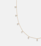 Sophie Bille Brahe Lou Of The Valley 18kt Gold Necklace with Diamonds