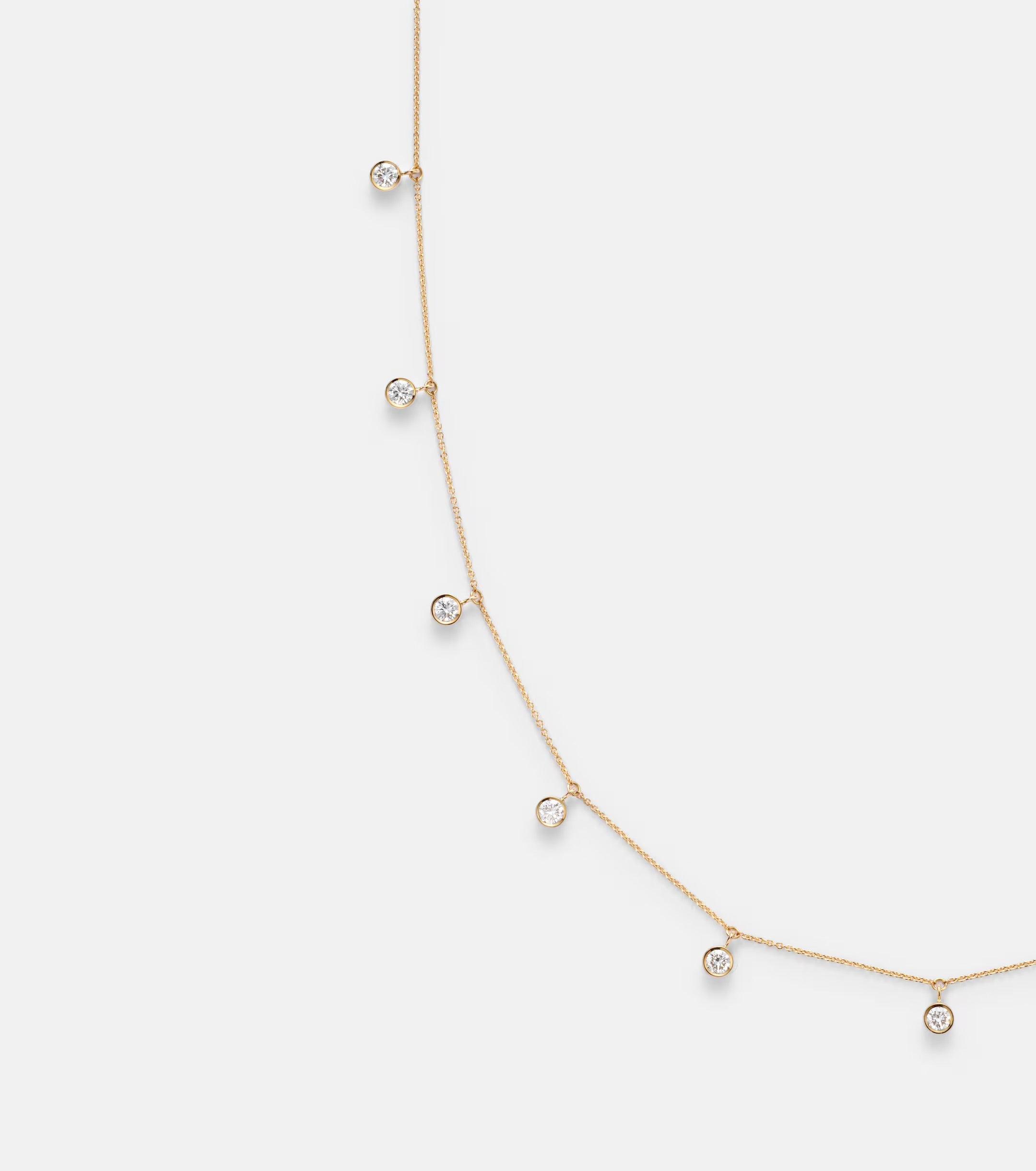 Sophie Bille Brahe Lou Of The Valley 18kt Gold Necklace with Diamonds