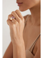 Champion Sapphire and Diamond Ring, 18K Rose Gold