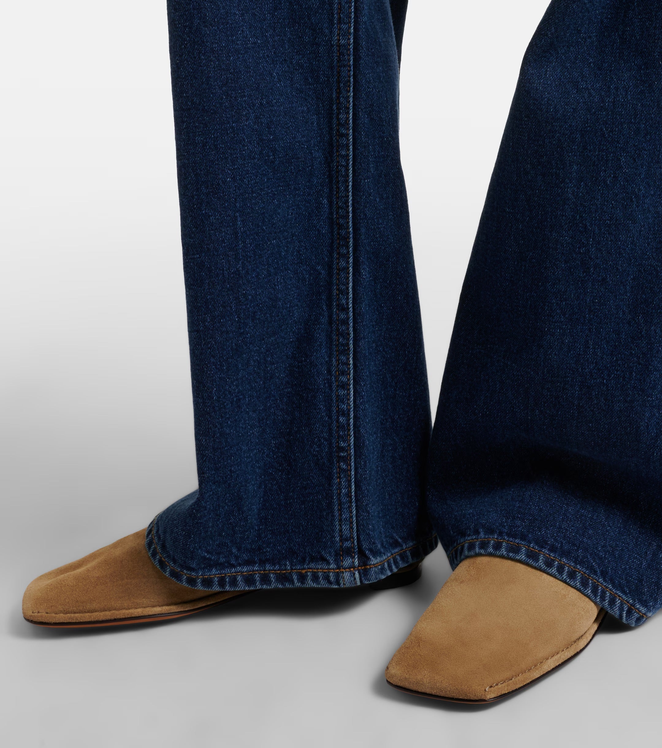 The Row Piper Suede Slides