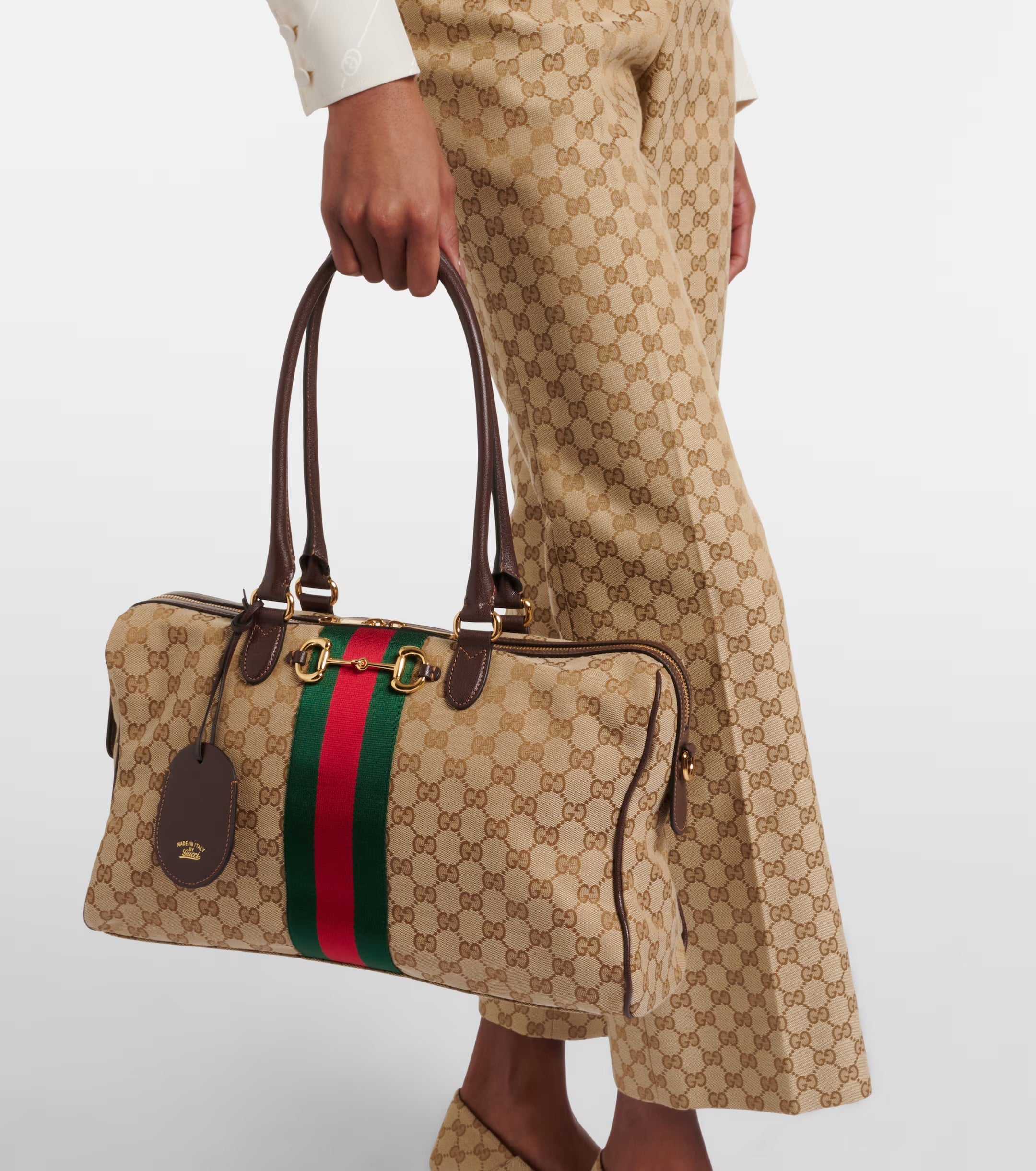 Gucci Borsetto GG Canvas Large Duffel Bag