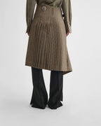 Phoebe Philo Kilt in Tobacco Wool
