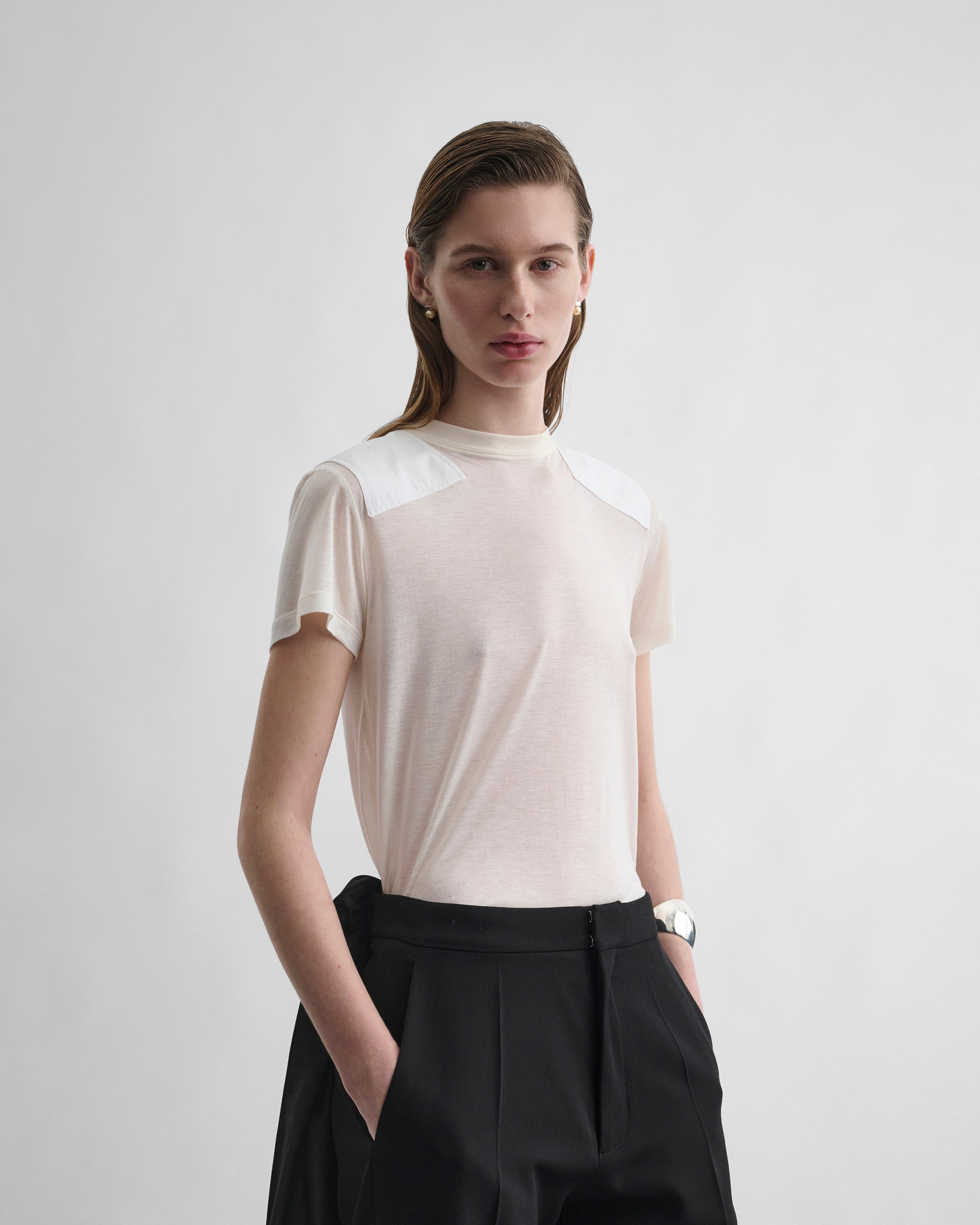 Patch T-Shirt Acid Ivory Cotton