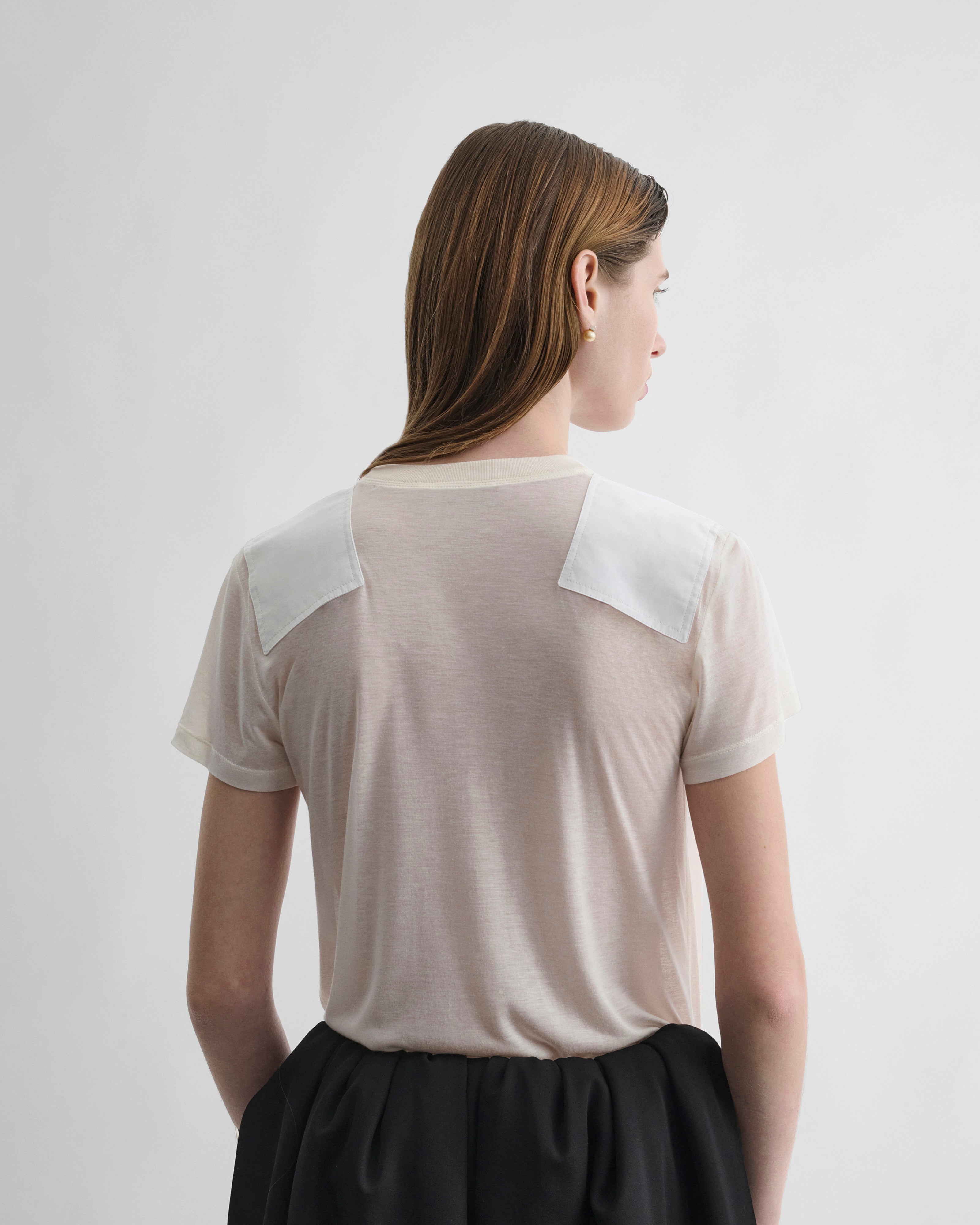 Patch T-Shirt Acid Ivory Cotton