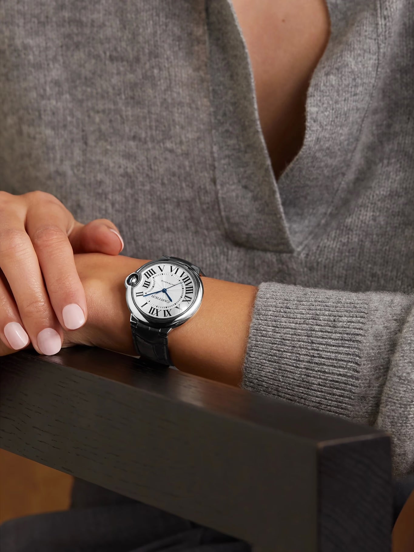 Cartier Ballon Bleu de Cartier 36mm Automatic Stainless Steel and Alligator Watch