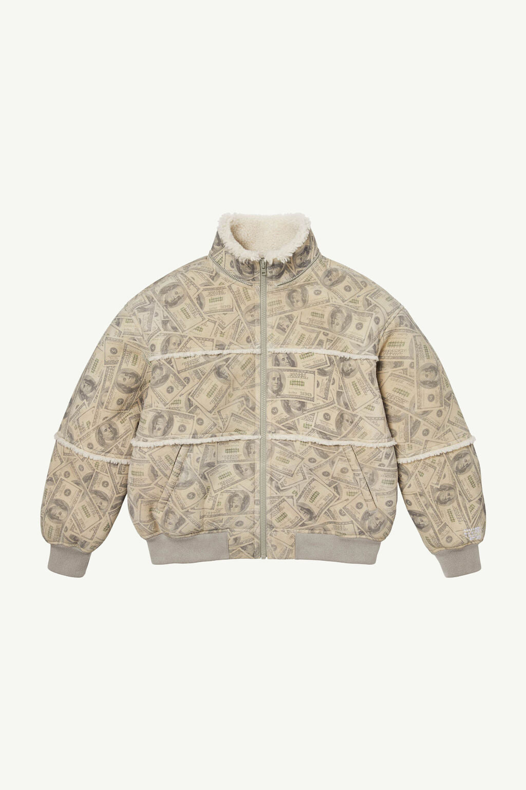 Supreme® x MM6 Maison Margiela Shearling Bomber Jacket – Ecru