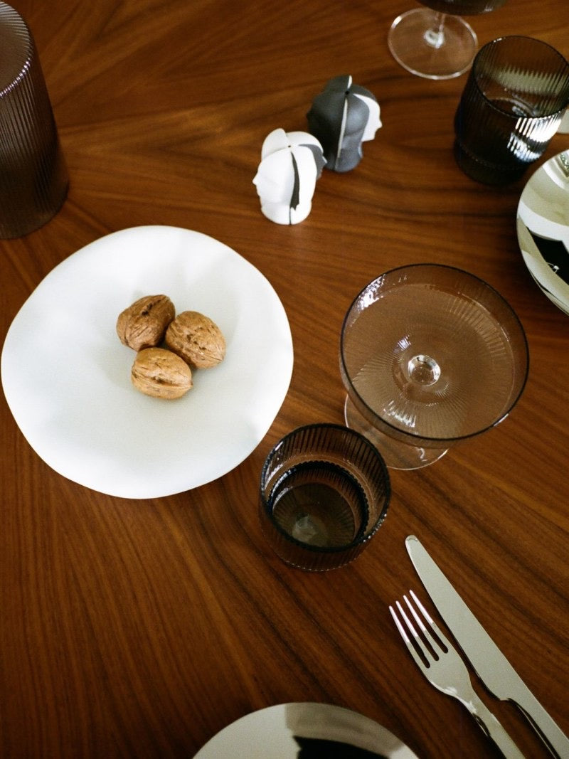 Ferm Living Set of 2 Ripple Champagne Glasses