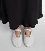 Leather Mary Jane Ballet Flats