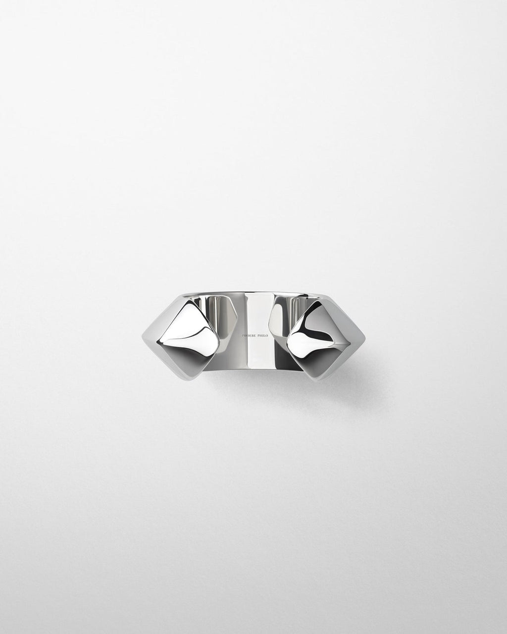 Phoebe Philo Orb Cuff in Silver