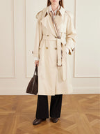 Burberry Fitzrovia Belted Cotton-Gabardine Trench Coat