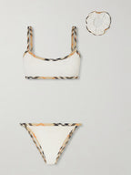 Burberry + Hunza G Tyler Checked Original Crinkle™ Bikini