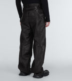 Leather Biker Pants