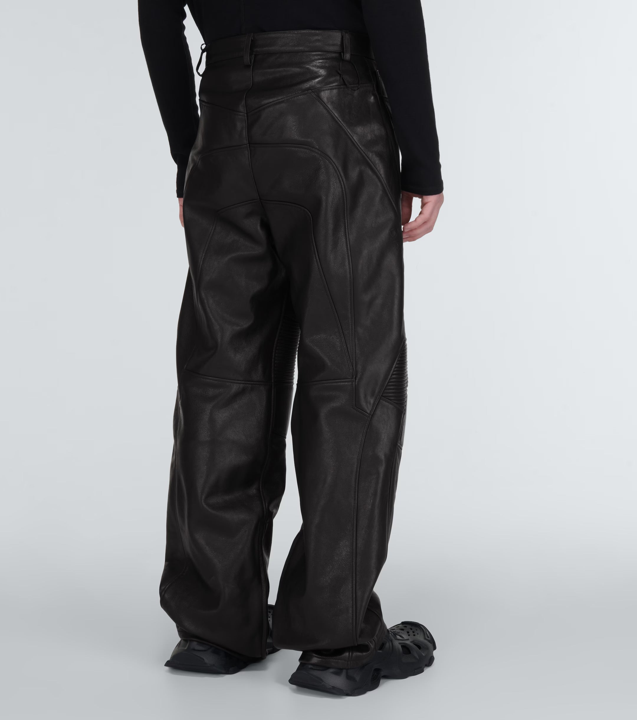Leather Biker Pants