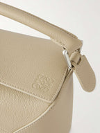 LOEWE Puzzle Edge Small Textured Leather Shoulder Bag