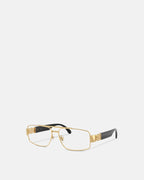 Versace Medusa Biggie Navigator Glasses – Black & Gold