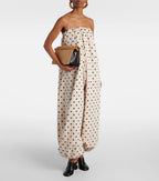 Jacquemus Rond Carré Woven Raffia-Effect Clutch