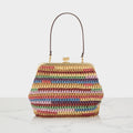 Coach Kisslock Woven Frame 27 Bag