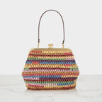 Coach Kisslock Woven Frame 27 Bag
