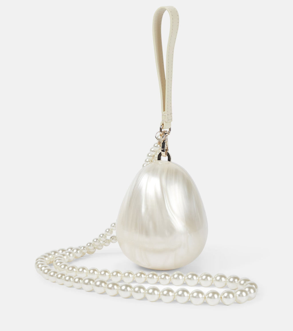 Simone Rocha Egg Embellished Clutch