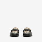 Women's Check and Leather Opal Loafers | 81328471