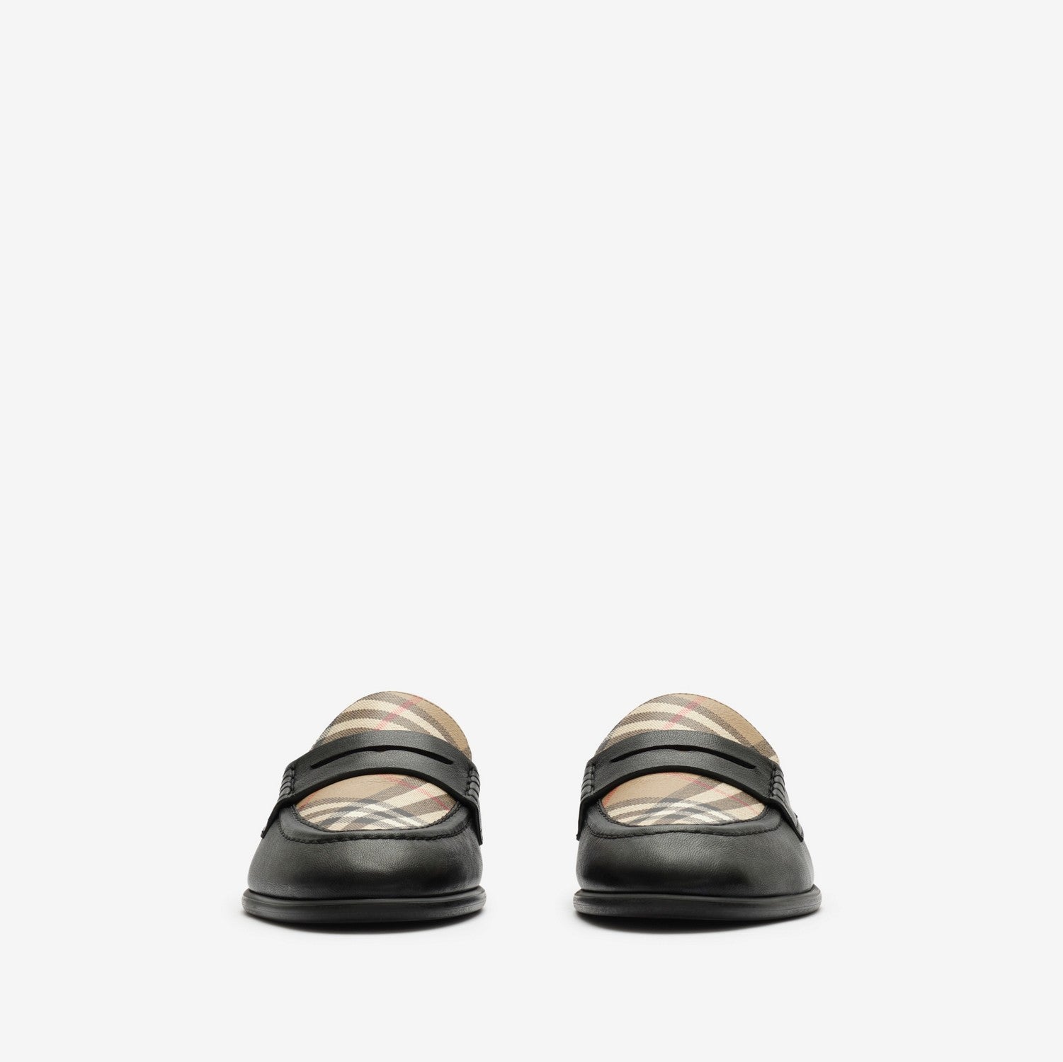 Women's Check and Leather Opal Loafers | 81328471