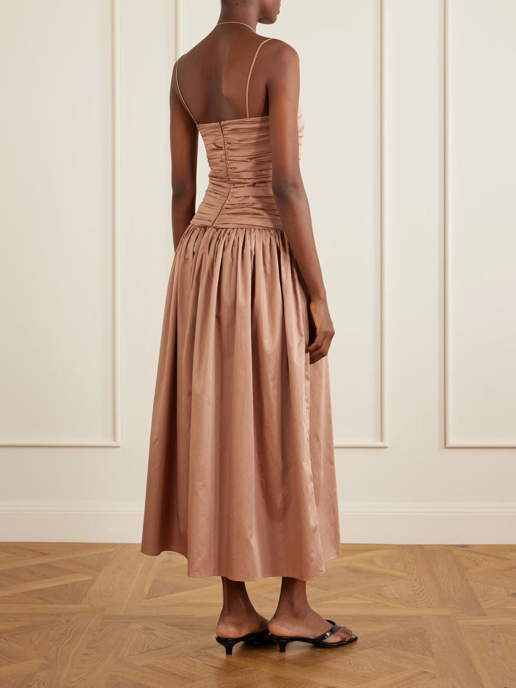 TOVE Amina Gathered Organic Cotton Dress