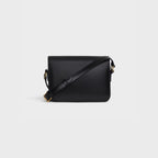 Céline Teen Triomphe Bag in Shiny Calfskin – Black