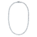 LUXE 27ct Lab Diamond Tennis Necklace in 18K White Gold