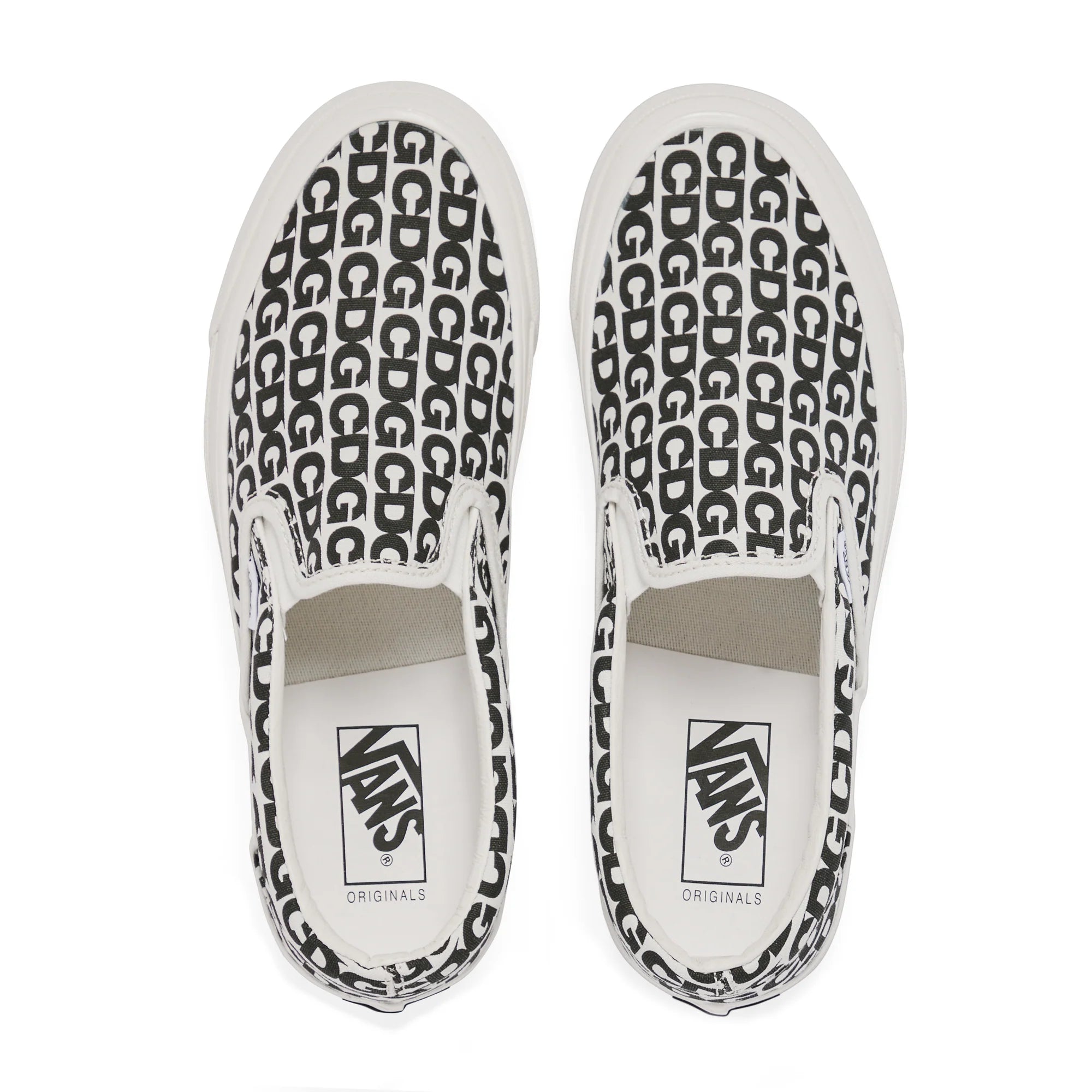 CDG x Vans Slip-On LX – White