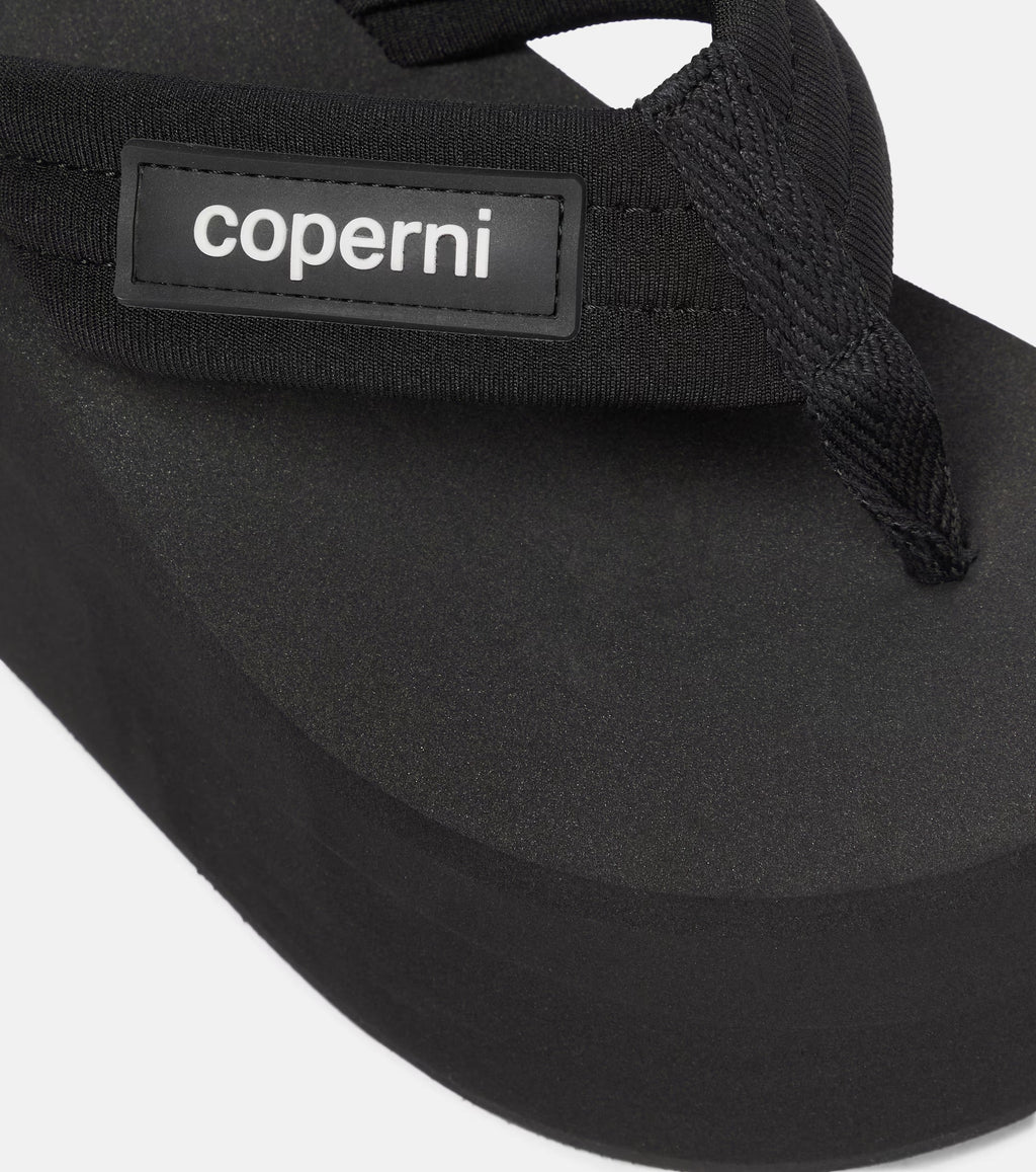 Coperni Platform Thong Sandals – Black