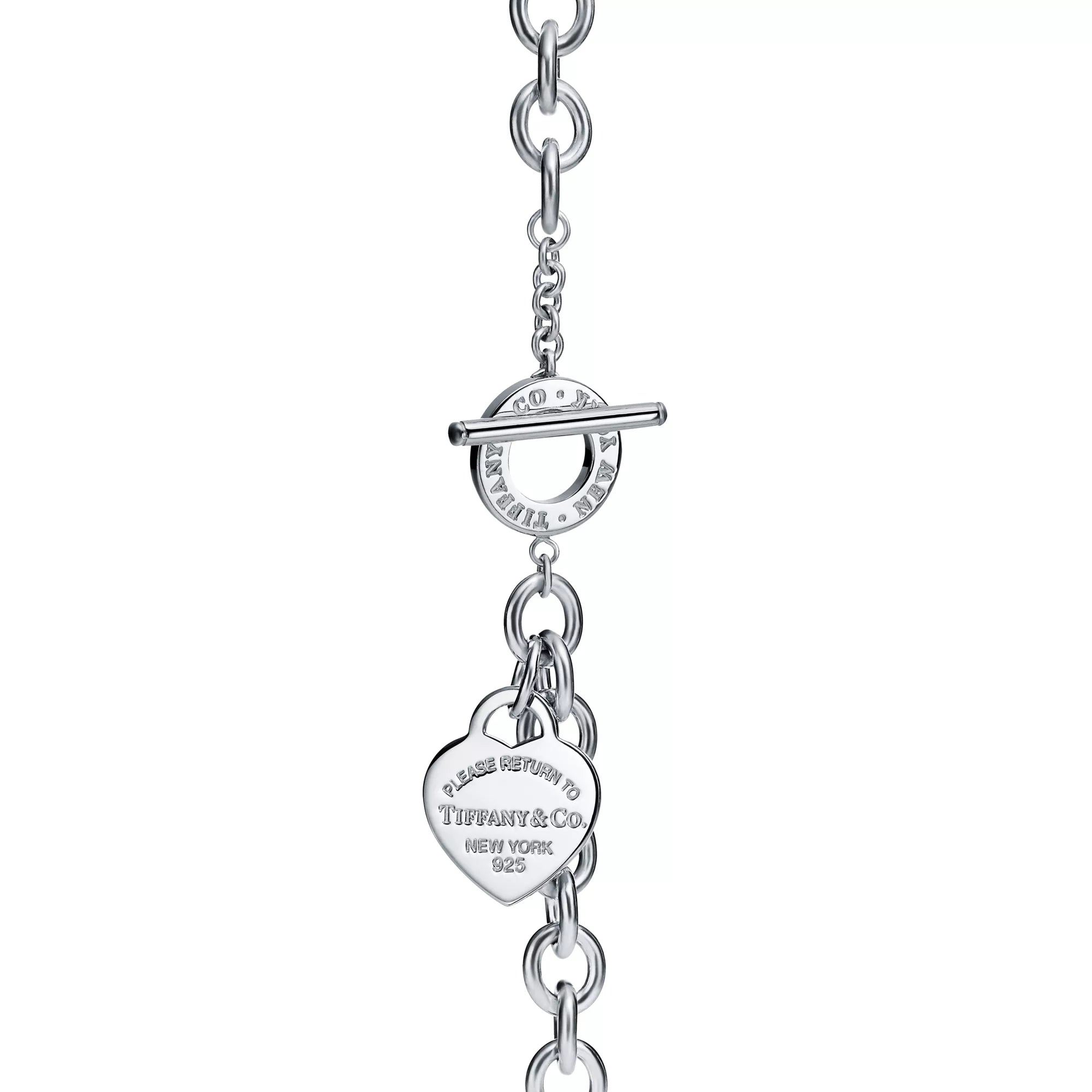 Return to Tiffany™ Heart Tag Toggle Necklace in Silver