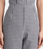 Faithfull Gingham Cotton Poplin Capri Pants