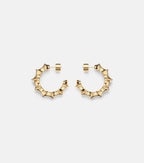 Murphy Mini Gold-Plated Hoop Earrings