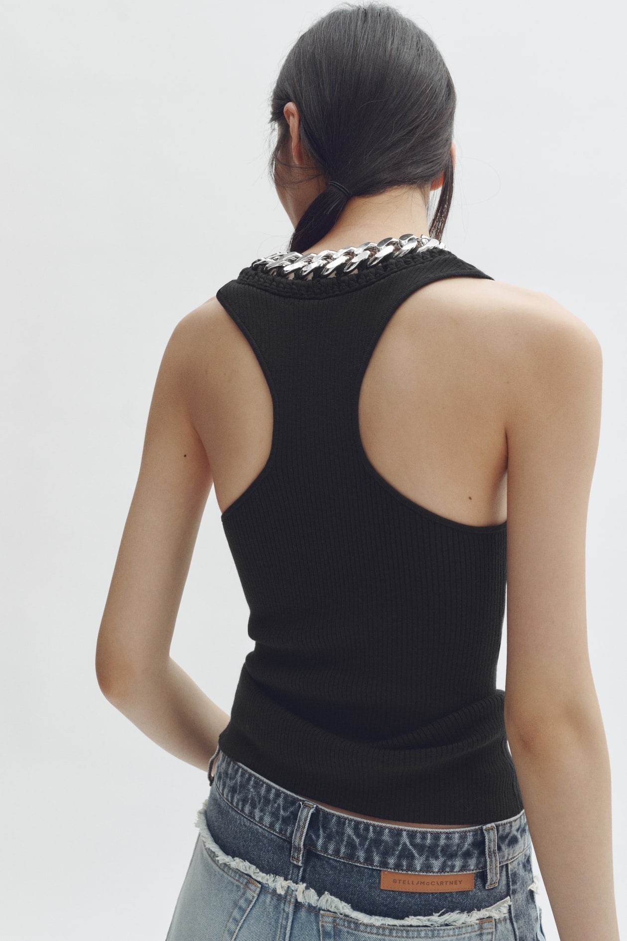Stella McCartney x H&M Chain-Detail Ribbed Vest Top