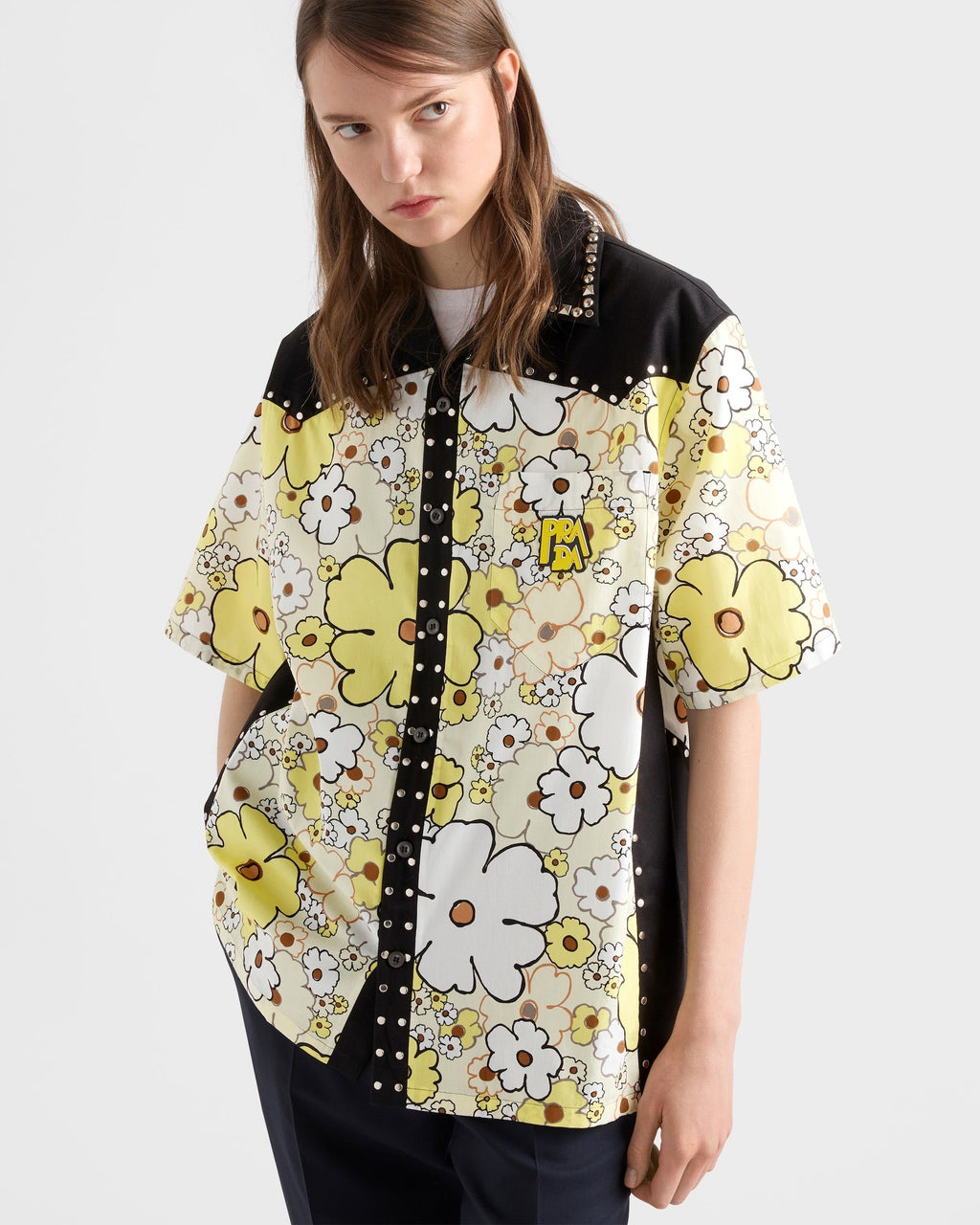 Prada Time Capsule Floral Print Shirt